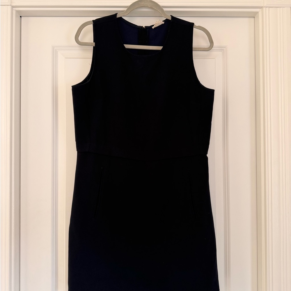 Maison Jules Elegant Navy Sleeveless Mini Dress